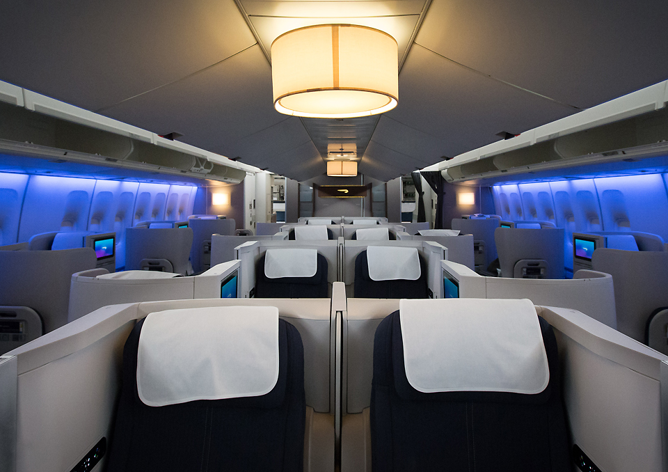 british airways boeing 747 business class interior