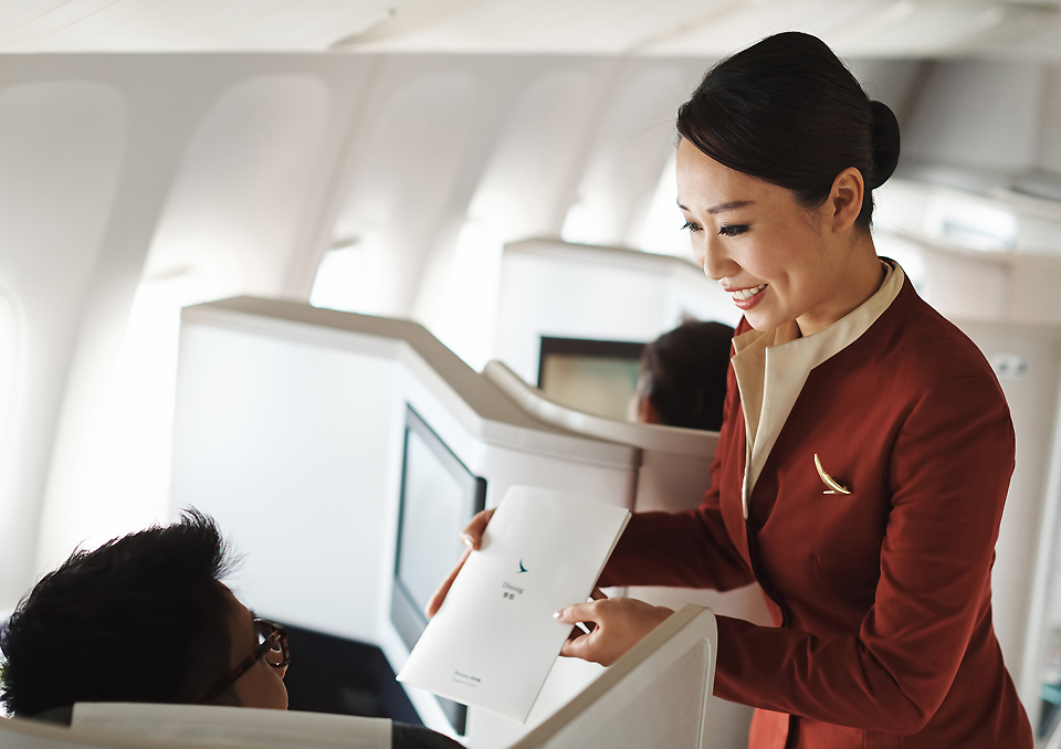 Cathay Pacific business class service