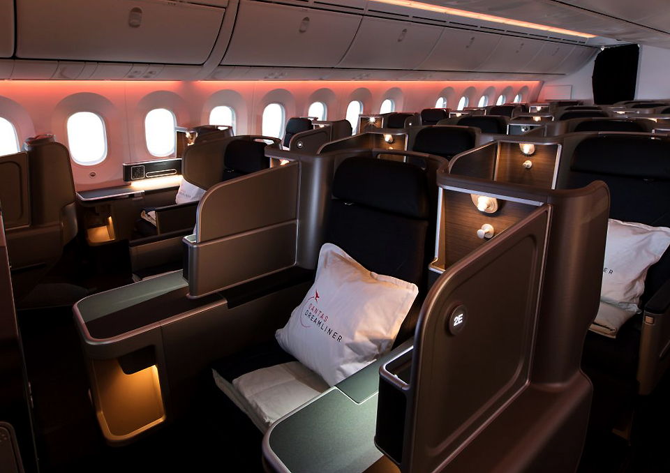 Qantas Dreamliner Business Class