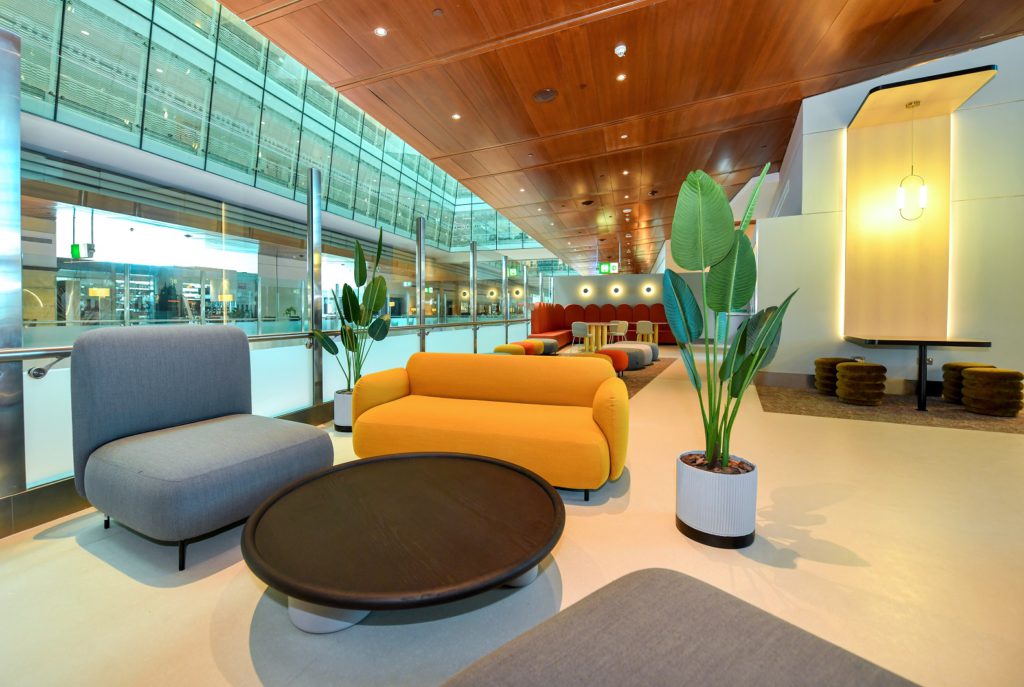 Lounge for unaccompanied minors at Dubai international airport