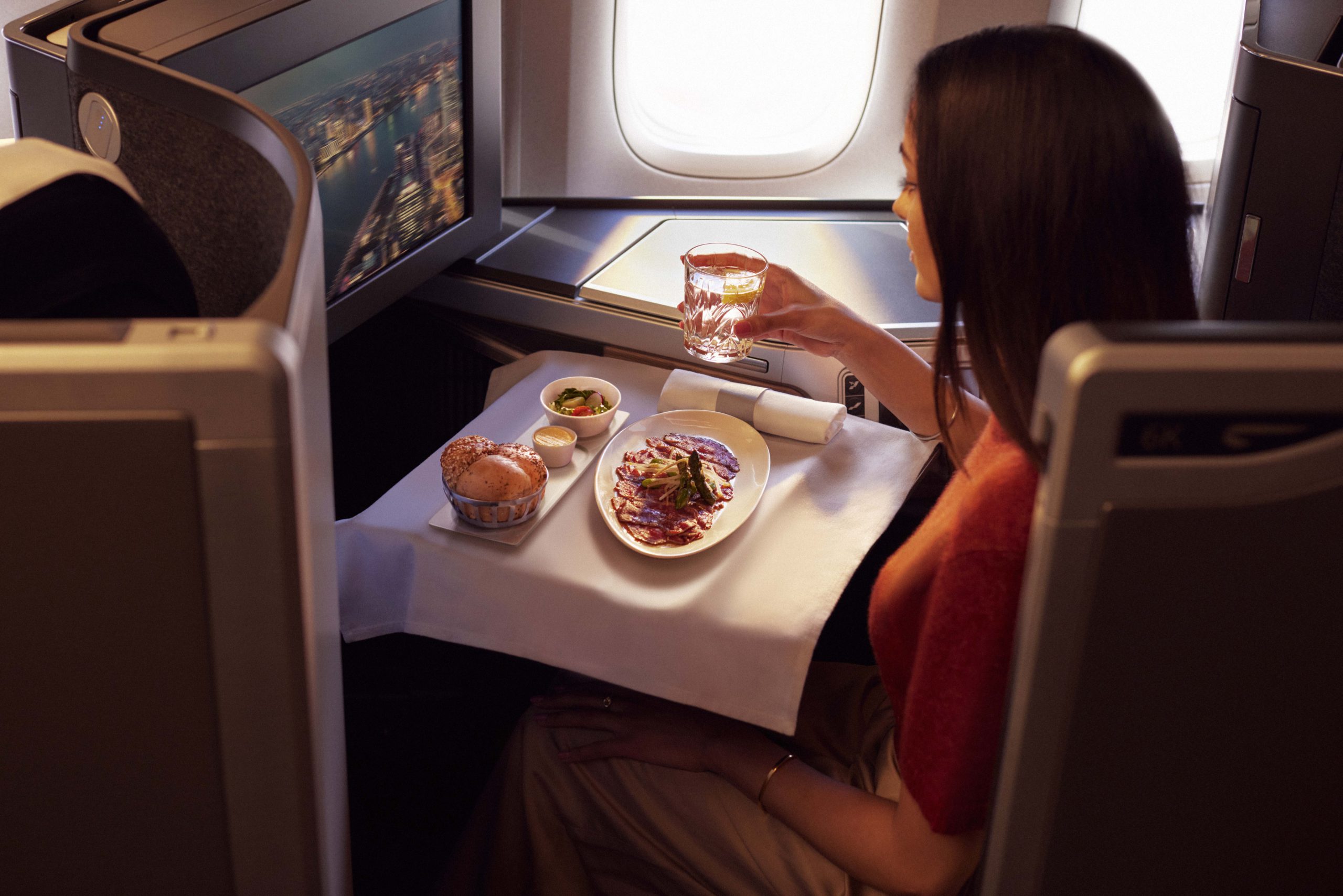 British Airways Club World Menu