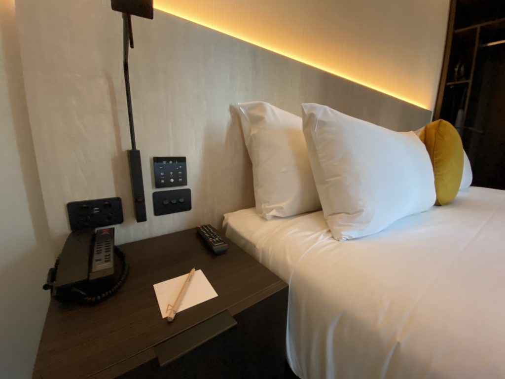 Bedside charging points at A by Adina, Sydney