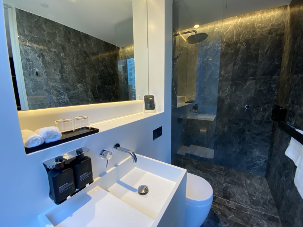 Hunter Lab bathroom amenities at A by Adina Sydney